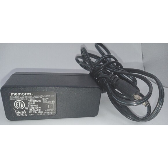 5/$25 Memorex AC Adapter Y12FE-050-1200U 5V 1200mA 2 Prong Home/Wall Charger - Picture 1 of 5